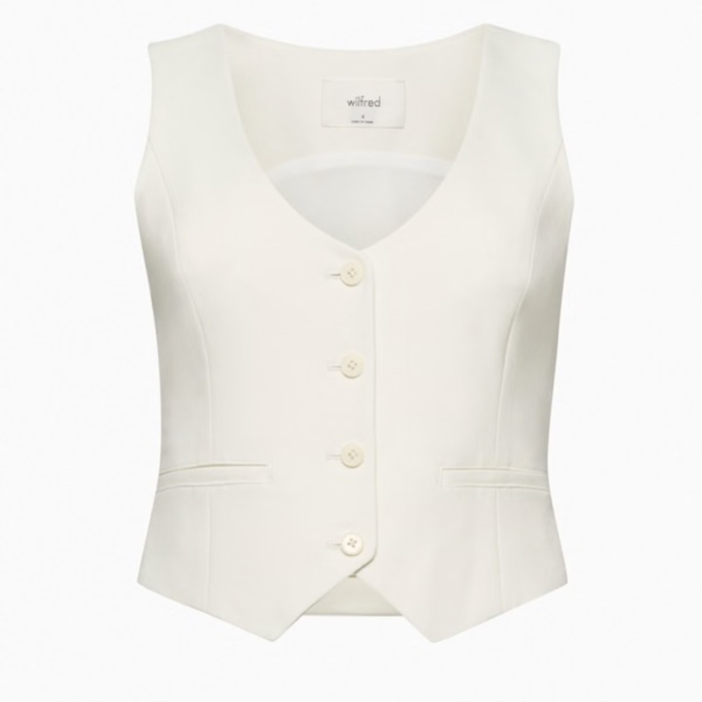 🍋‍🟩 Aritzia Wilfred Desire Vest 🍋‍🟩